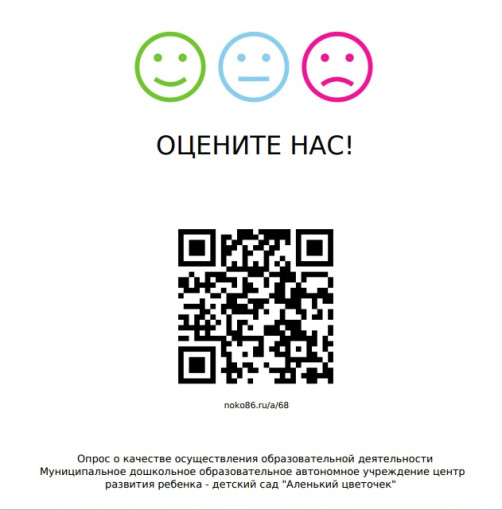 Опрос о качестве осуществления образовательной деятельности Муниципальное дошкольное образовательное автономное учреждение центр развития ребенка - детский сад "Аленький цветочек" Опрос о качестве осуществления образовательной деятельности Муниципальное дошкольное образовательное автономное учреждение центр развития ребенка - детский сад "Аленький цветочек".